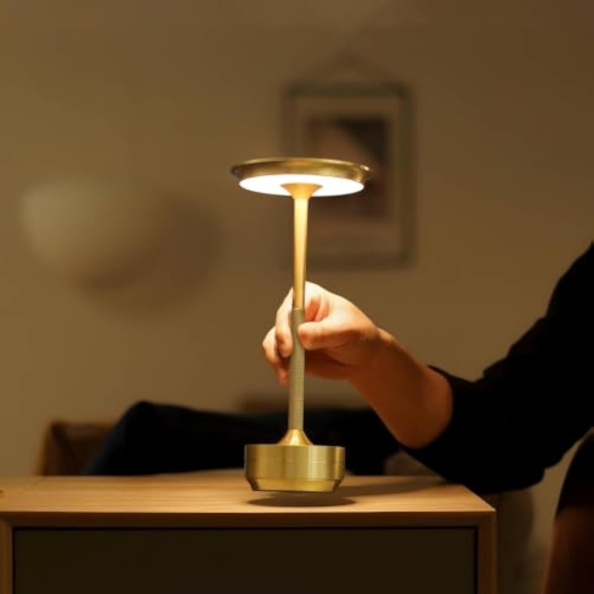 Cordless Table Lamp Touch Control
