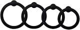 4PCS Newly Silicone Rings Sets Male Toys for Men for Games Erection Longer Harder Stronger Cock Enlargement Machine Easy in Sweater Pocket L9419B23