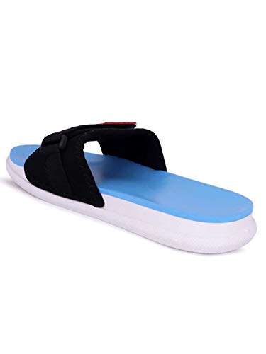 Image of AADI Men's Synthetic Leather Daily Use Casual Sliders /Flip Flop & Slippers