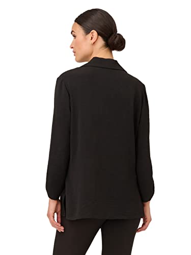 Adrianna Papell Women's Tall Size Ruched 3/4 Sleeve One Button Notch Blazer2