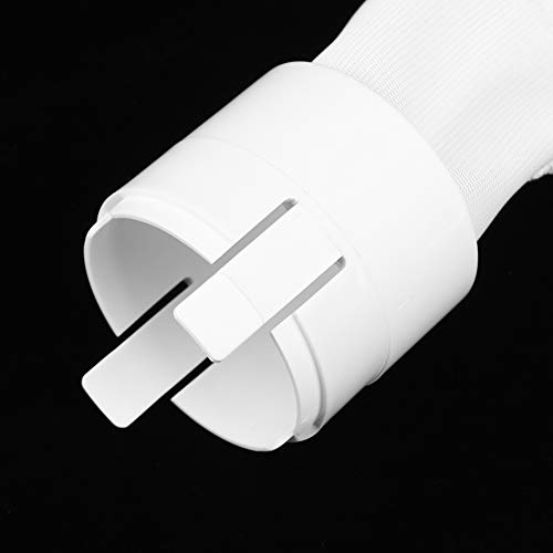 Caredy Sacos de limpeza de piscina, 2 peças de saco de filtro de limpeza de piscina branco limpador