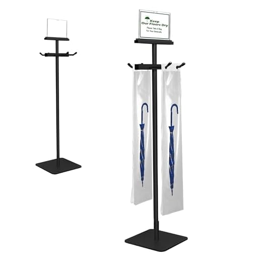 Best disposable umbrella Umbrella Bag Stand with Disposable Bags Included