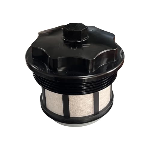 iFJF FD-4596 Fuel Filter and Black Aluminum Cap Replacement 