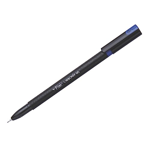 Bolígrafo Flair Carbonix 0.5mm Gel Azul Pack 10 miniatura 5