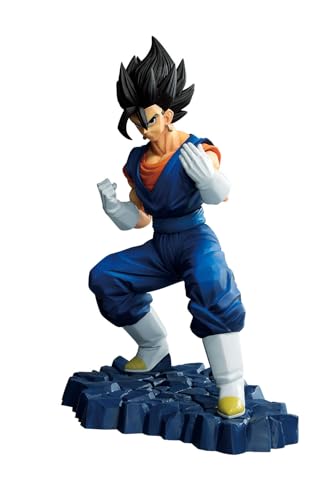 BANPRESTO Bandai Spirits Ichibansho Super Saiyan Vegito (Dokkan Battle) Dragon Ball, Bandai Ichiban Figure, Black