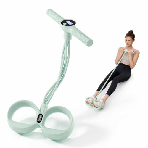 Image of YOTTOY Pedal Resistance Bands with Handles, 60LB Exercise Bands for Home