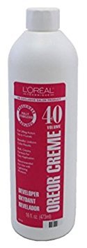 Loreal Oreor Creme 40 Volume Developer 16 Ounce (473ml) (3 Pack)