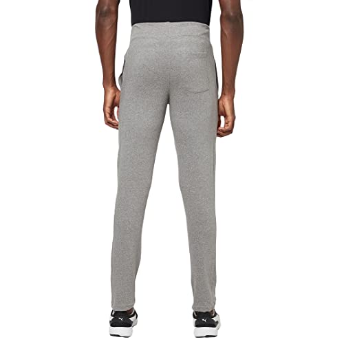 Image of sporto Men's Slim Fit Terry Trackpant with Contrast Side Zipper Pocket(113-1P-GreyJ-M)