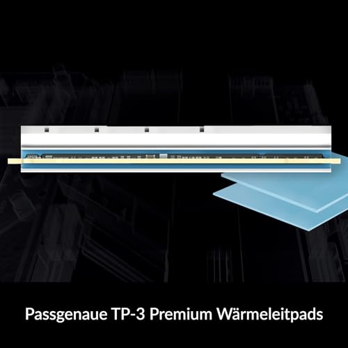 ARCTIC M2 Pro - Heatsink-Kühler für M.2 2280 SSD, mit ARCTIC TP-3 Wärmeleitpads, kompatibel mit PC & PS5, für doppelt und einseitig bestückte SSDs - Silber