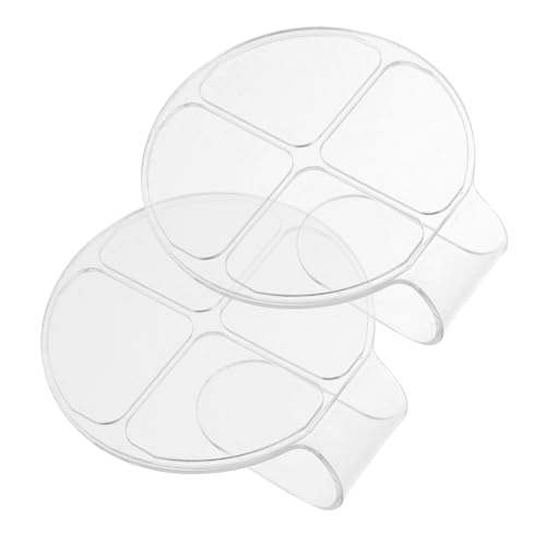 AUTSUPPL Acrylic Makeup Palette Foundation Palette Tray Professional Makeup Mixing Tool