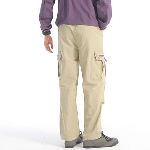 Man Cargo Sport Gym Jogger Pants for Man Ruched Straight Leg Plain Long Leg Summer Fall 2025 Trendy4