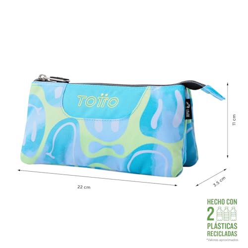 Estuche escolar 3 compartimentos TOTTO