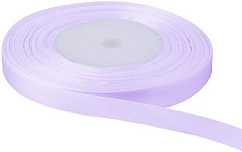 Trimming Shop White Full Roll Ribbon 40mm x 25 Metres - Double Sided Satin Brightly Coloured - 100% Polyester - For Gift Wrapping, Decorating, Arts and Craft - Machine Washable