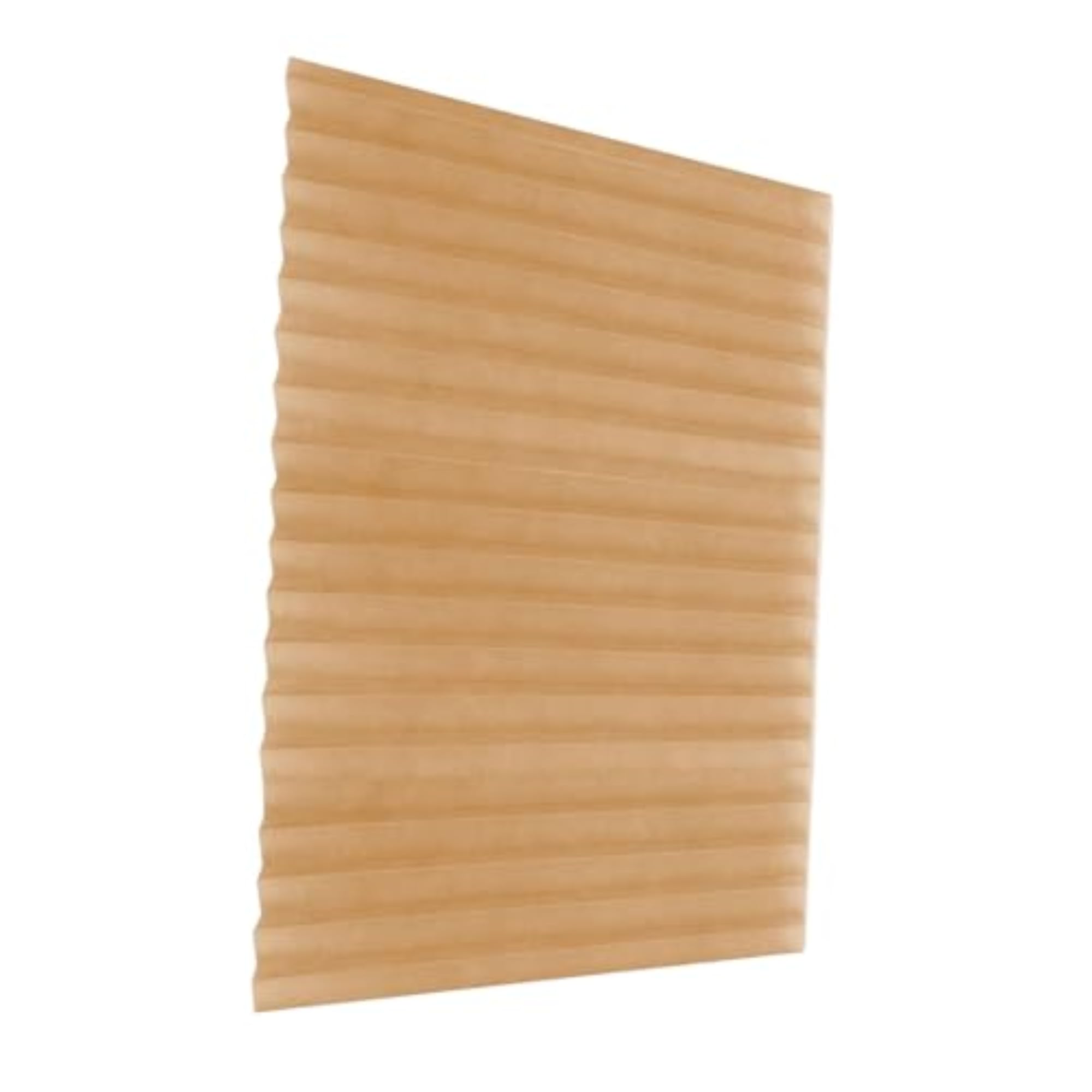 Blackout Window Pleated Shades, Breathable Brown