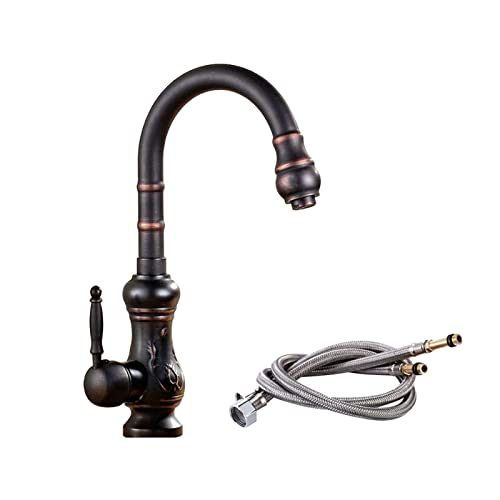 Robinet de lavabo à trou unique mariant la nostalgie rétro au minimalisme moderne - 2