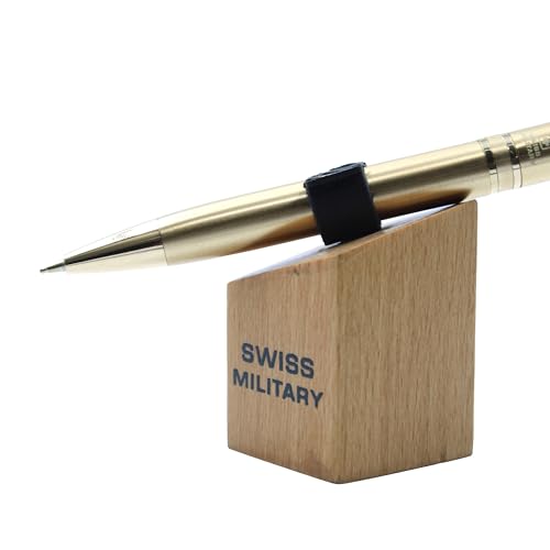 Image of SWISS MILITARY INNOVA Smooth Writing Metal Body Ball Pen with 0.7mm NSTC Blue Poly Jotter Refill, 2000-2200m Writing Length, Best Gift Men & Women, Professional, Executive Office- Body Gold