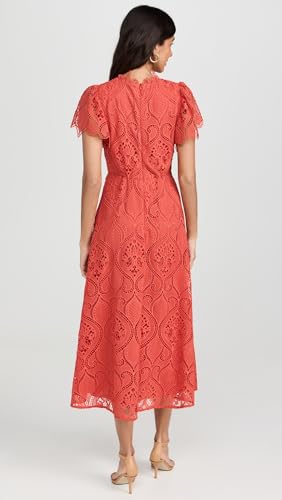 Shoshanna Women's Eyelet Chiffon Norma Dress3