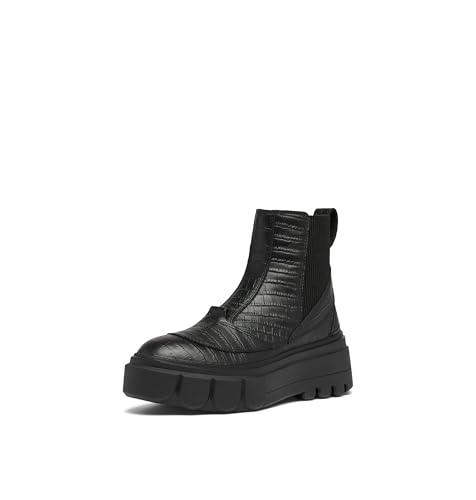 Bottines Sorel Caribou X Chelsea WP en cuir noir au design haut de gamme