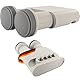SCHWAIGER Monoblock Quad LNB 4fach digital HD 4K wetterfest für 4 Teilnehmer mit Wetterschutz F-Anschluss DVB-S DVB-S2 SAT Empfänger 2 Satelliten für Satellitenschüssel SAT-Empfang