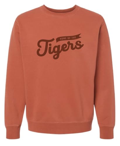 Bowlerstore Products Home of The Tigers Unisex Crewneck - Amber XX-Large