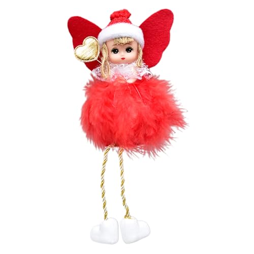 Pendure Boneca Anjo Natal | Pingente de boneca de anjo pendurado de Natal - Pingentes de anjo de pel