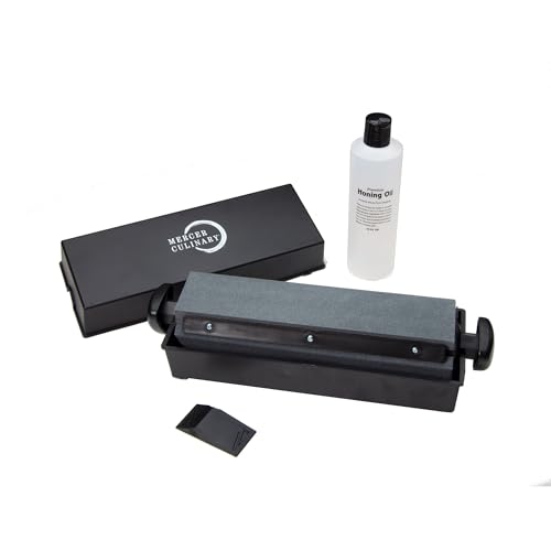 Mercer Tool Corp. M15930 3 Stone Sharpening System, Corundum, Black, Light Orange