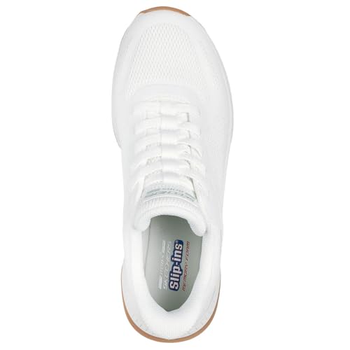 Skechers Damen Bobs Squad 4 Staple Look Turnschuhe, White Mesh, 35.5 EU – Ansicht 4