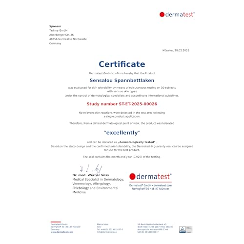 Sensalou Coprimaterasso Impermeabile 80 X 200 Cm, Lenzuolo Con Angoli Frotte Morbido E Silenzioso, Salva Materasso Traspirante Dermatext E Oeko Tex, Lavabile 95 Gradi, Per Letto Singolo E Camping - 8