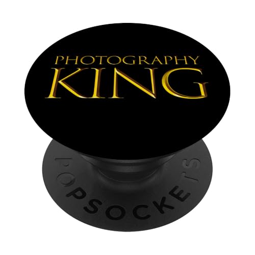 Photography King Mejor fotógrafo Profesional PopSockets PopGrip Adhesivo