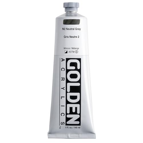 Peinture acrylique Golden Heavy Body 150ml gris neutre tube de couleur acrylique