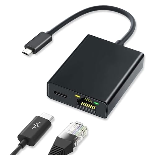 ARCELI Micro USB auf Ethernet Adapter für Fire TV Stick Tragbarer Netzwerkadapter USB auf RJ45 Ethernet 100 Mbps Adapter...