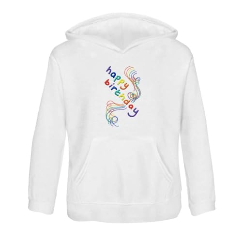 Azeeda 'Happy Birthday Rainbow ' Children's Hoodie/Hooded Sweater (KO050679)