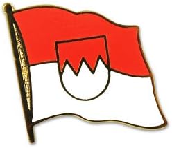 Sizilien Flaggen Anstecker - 17x12mm Metall Pin Mit Clip