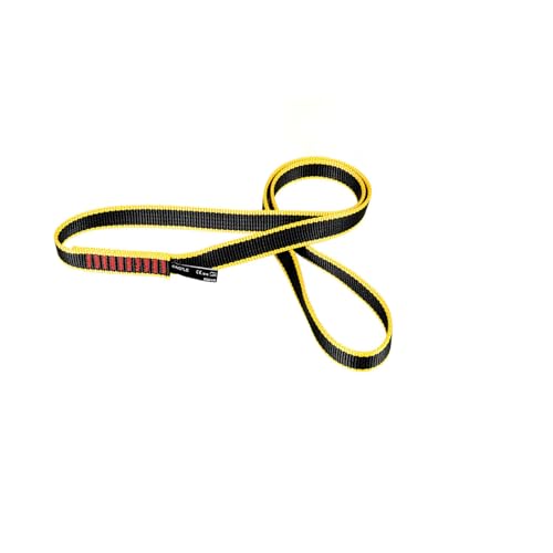 KINGTLE 20MM Nylon Climbing Sling Runner 22kN CE1019/EN566 UIAA Certified Rock Climbing Webbing Straps for Rock Climbing Mountaineering Rappelling (60cm/24inch | Pack of 1)