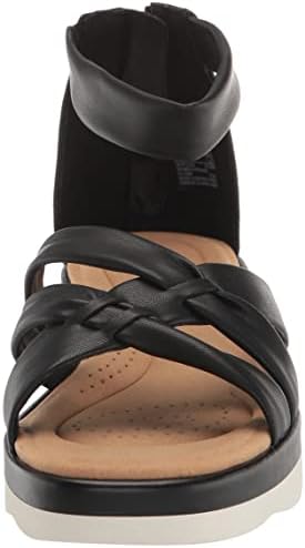 Clarks Clara Rae, Wedge Sandal Womens, Black, 8 Medium | Image 1