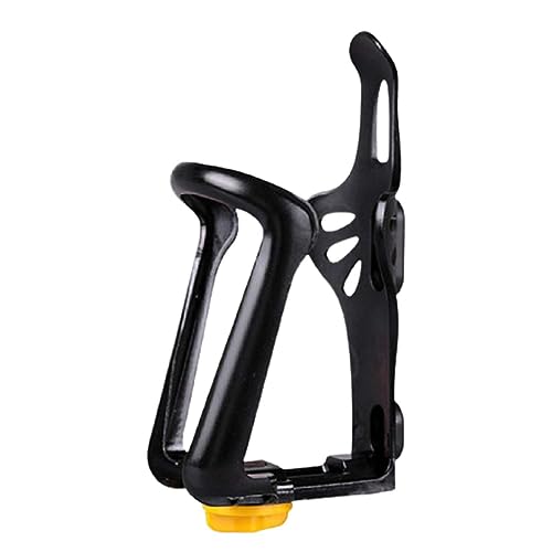 FytStycale Bike Water Bottle Holder Bike Bottle Cage Bicycle Water Bottle Mount Rack Adjustable Sports Bottle Carrier Stable Structure Suitable for Gift Giving H, Black