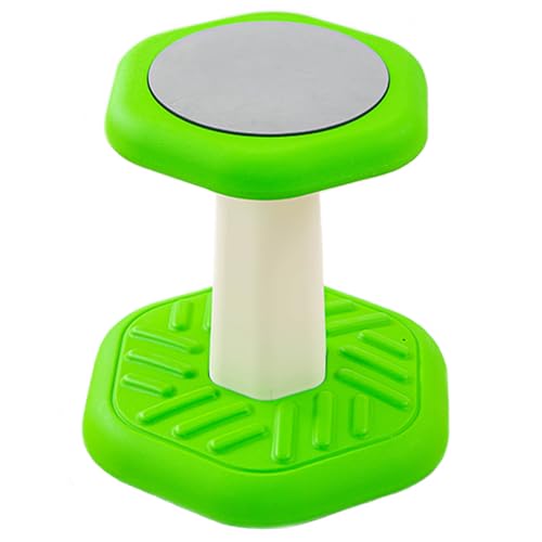 Image of Fanboxk Active Chairs Kids Preschool Wobble Stool - Alternative Flexible Seating Balance Wiggle Stool for Classroom,Preschool,Kindergarten&Elementary School,Active Sensory Chairs,Ages3-8,Green(14in)