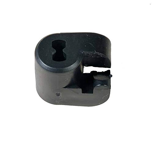 Eider 100x Ersatzisolator Rund 7,8mm Schwarz - Hochspannungsverstärkt