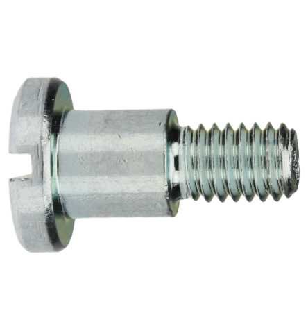Reidl Flachkopfschrauben mit Schlitz und Ansatz 10 x 16 mm DIN 923 5.8 galv. verzinkt farblos 50 Stück