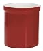 Progressive- Prepworks Ceramic Tool Crock - Utensil Kitchen Organizer - Red