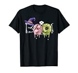 Boo Costume d'Halloween Chapeau de sorcière araignée fantôme citrouille donuts T-Shirt