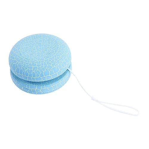 BESPORTBLE 1pc Wooden Yoyo for Crack Design Portable Plaything for Present for Yoyo Lovers Exercise Wrist Strength and Color Recognition Blue