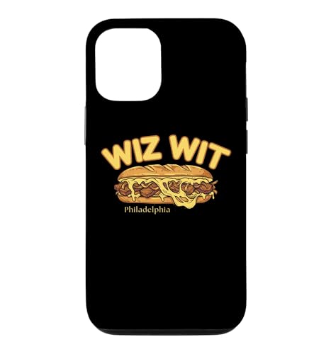 Wiz Wit Philly Cheesesteak Funny Philadelphia Foods �p���f�B �X�}�z�P�[�X iPhone 12/12 Pro �p