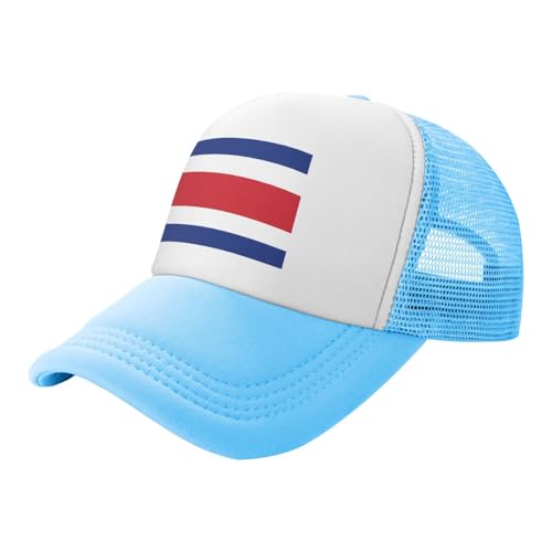 Casquette De Baseball Costa Rica Drapeau Casquette De Camionneur, Drapeau Costa Rica Brodé pour Le Camping La PêChe Les Sports De Plein Air