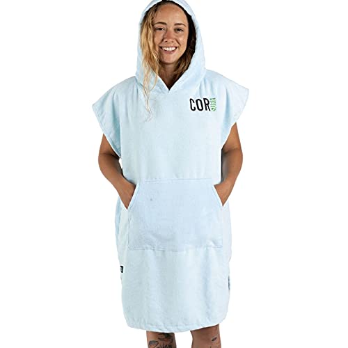 COR Surf Schnelltrocknend Surf Poncho Herren und Damen, Umkleidehilfe extra lang aus Mikrofaser… – Ansicht 2