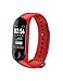 Time Tech Fitness-Tracker Unisex Schrittzähler Silikon Uhr Digital 2440002 (rot)