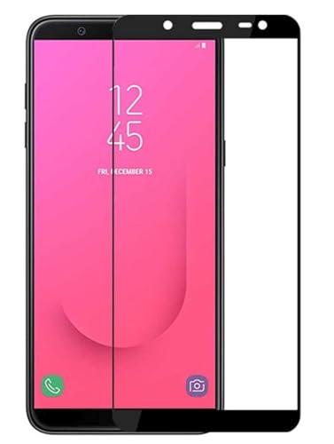 Image of Tempered Glass Screen Protector Compatible For Samsung Galaxy J8 Cellphone With Edge To Edge Coverage And With Easy Installation Kit