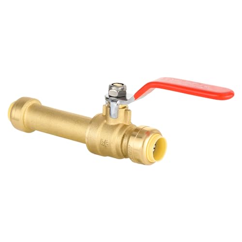 Válvula de latón EFIELD de 1/2 pulgada con conexión instantánea multi-material 3