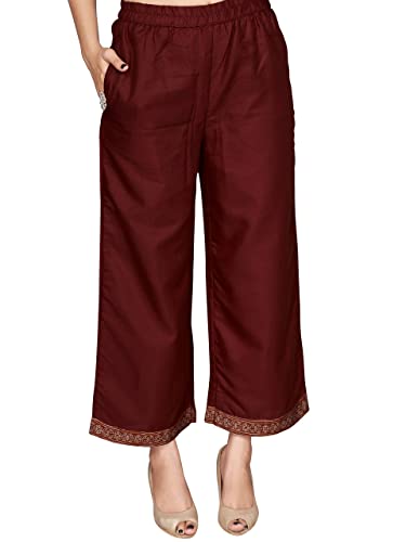 Image of Vbuyz Women's Cotton Blend Solid Straight Stitched Kurta Palazzo with Dupatta