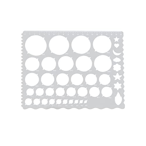 Deevoka Paper Quilling Tool Ruler Stencil Circle Template Drawing Compact For Beginner Useful Quilling Board For Papercraft Hobby Origami Craft #TOP9